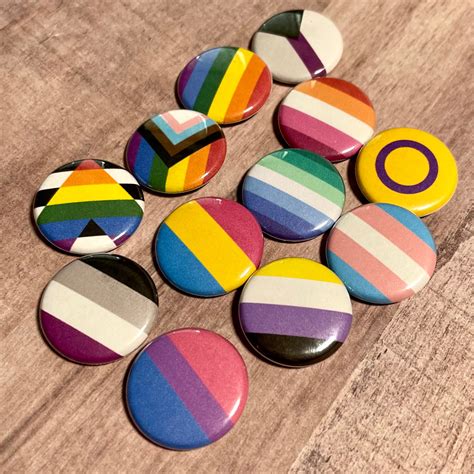 Bulk Pins Free Shipping Pride Pin Lgbtq Buttons Lgbt Pins Etsy