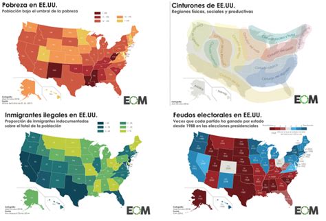 Estados Unidos A Través De Mapas Mapas De El Orden Mundial Eom