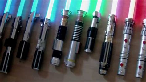 Star Wars Force Fx Lightsaber Collection Youtube