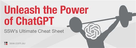 Unleash The Power Of ChatGPT SSW S Ultimate Cheat Sheet Adam Cogan