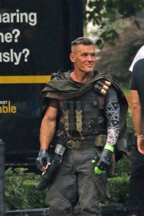First Look Josh Brolin Films Deadpool 2 In Vancouver Photos Curated