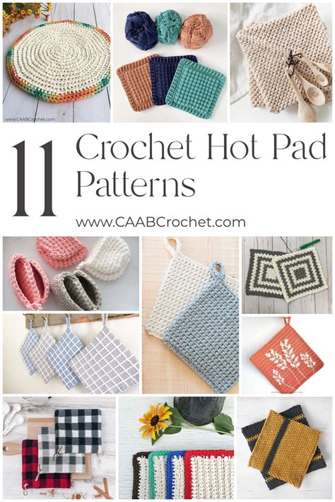 Crochet Hot Pad Patterns - CAAB Crochet