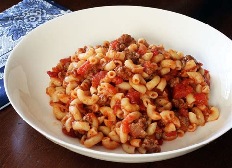 Extra garlic and tomatoes add great flavor to this easy weeknight dish. Mom's American Chop Suey