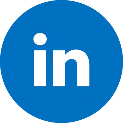 Blue Linkedin Linkedin Linkedin Logo Icon