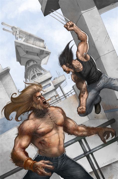 Wolverine Vs Sabretooth By Arashiro On Deviantart