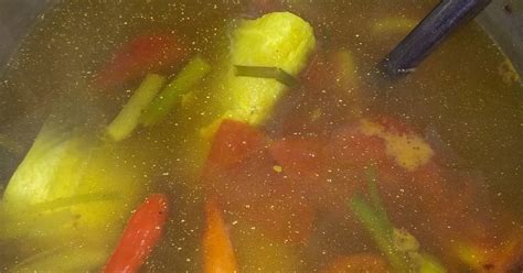 Cara membuat ikan pindang bandeng kuah kuning yang enak, gurih dan sedap. Resep Kelo kuning bandeng (asem asem bandeng) # ...