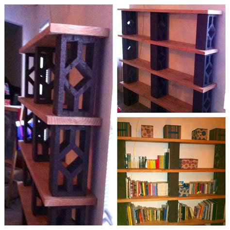 Cinder Block Bookshelf Ideas Bookshelves