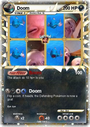 Pokémon Doom 525 525 Boom My Pokemon Card