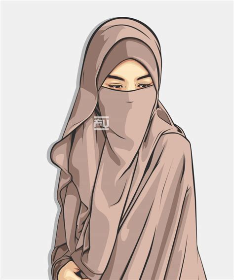 Gambar Muslimah Bercadar Hijab Sketches Of Girl 800x960 Wallpaper