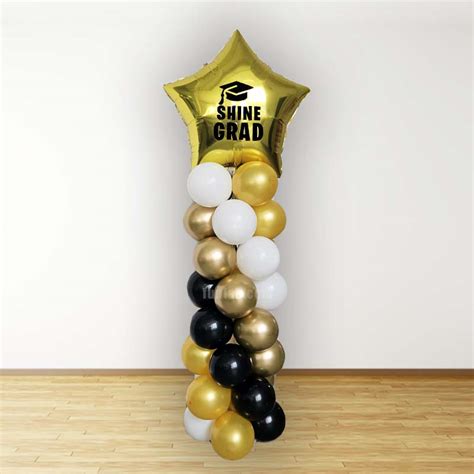 32 Customize Spiral Star Graduation Balloon Column Display