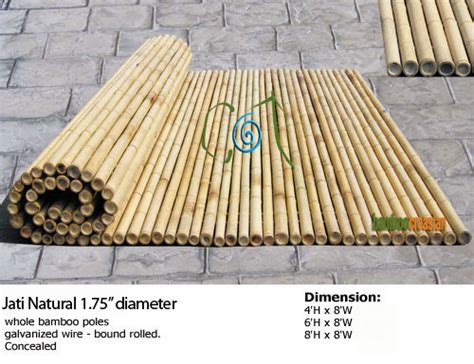 Quality Bamboo And Asian Thatch Bamboo Matting Roll Bamboo Fencing