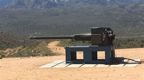 New Next Gen Army 50mm Cannon Destroys Targets In Live Fire Demo