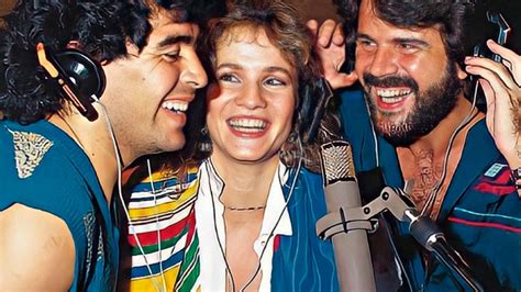 Lucía Galán y Maradona: un romance de película que pocos conocen - MDZ