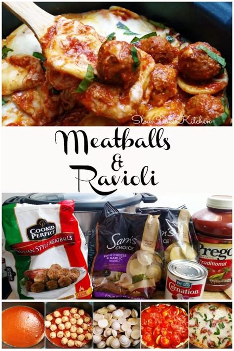 Featuring this quick and easy meal from vickysue_4 at the 'recipe tipster'. Crockpot Meatball Ravioli Casserole | Slow Cooker Kitchen ...
