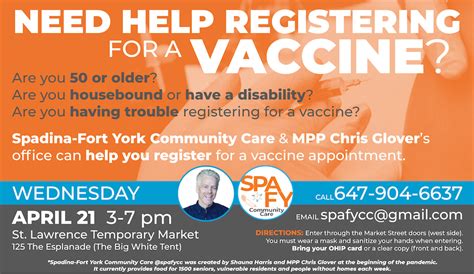 What to expect before vaccination? Assisting Neighbours with Vaccine Registration - SLNA - St ...