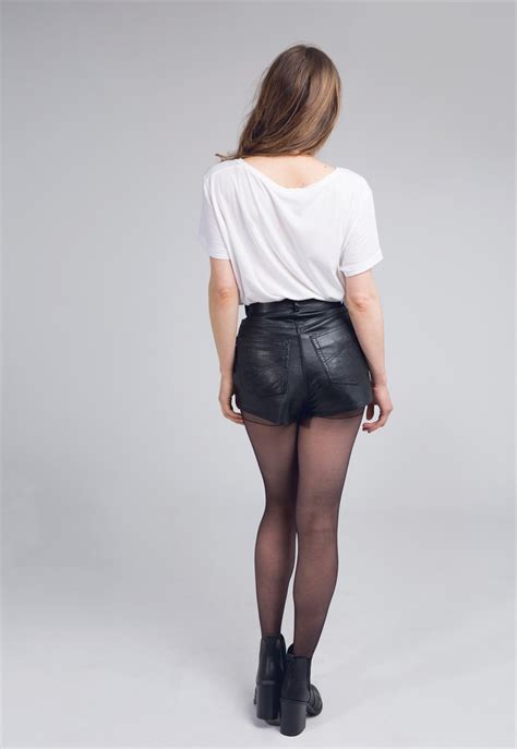 Style Inspiration Vintage 80s Leather Shorts Fashionmylegs The