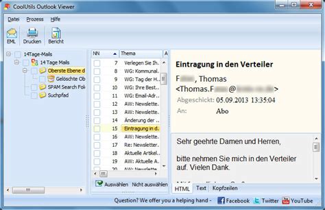 Ich kann die nachricht archivieren, womit eine kopie erstellt wird. PST-Dateien ohne Microsoft Outlook öffnen - com! professional