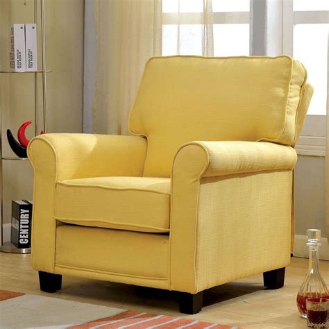 Shop our best selection of yellow accent chairs to reflect your style and inspire your home. Belem Accent Chair (Yellow) by Furniture of America ...