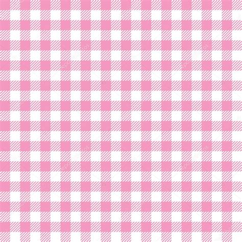 Seamless Pink Checkered Plaid Fabric Pattern Texture — Stock Vector