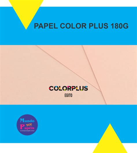 Papel Color Plus Egito Nude 180G A4 100 Fls