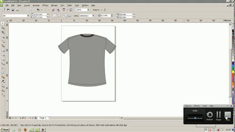 Buat pola baju / kaos, caranya klik bezier tool yang ada di toolbox coreldraw 3. TUTORIAL DESAIN BAJU - COREL DRAW X 4 | Short sleeve ...