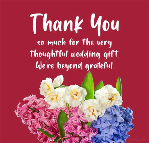 Wedding Thank You Messages And Wording Wishesmsg
