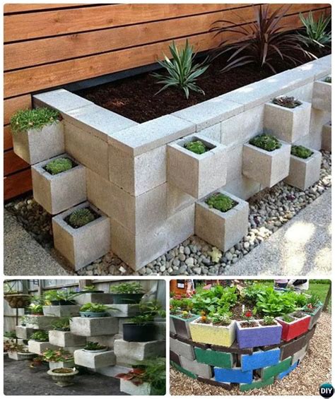 Easy And Inexpensive Garden Ideas With Cinder Blocks Ideas De