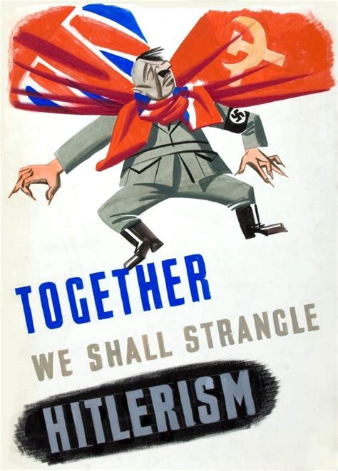Vintage British Ww2 1939 45 Propaganda Unity Of Strength England And