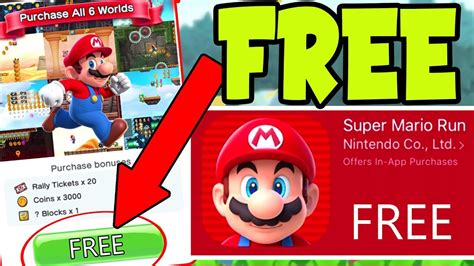 Get Super Mario Run For Free How To Unlock All 6 Super Mario Run