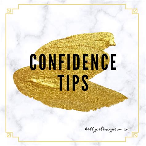 Confidence Tips | Confidence tips, Tips, Confidence