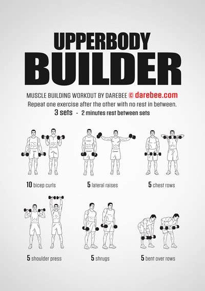 Darebee Workouts Arm Workout For Beginners Arm Exercises With Weights Weight Training Routine