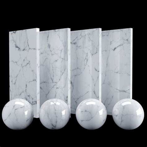 White Carrara Marble Pbr Vray Corona 4k 3d Model In Marble