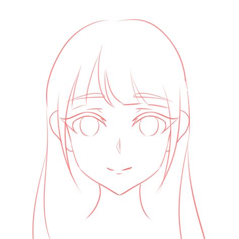 How To Draw An Anime Head Shape Drawingforall Net