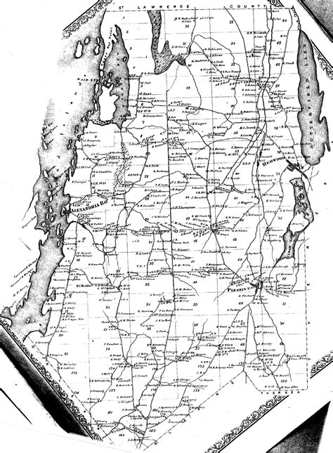1864 Town of Alexandria Map