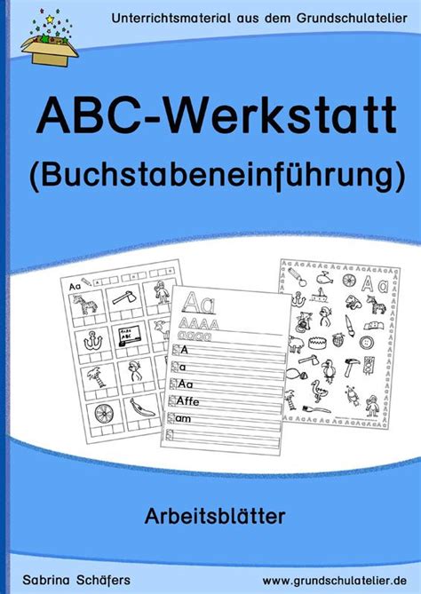 Karty pracy, dowody personalne, dokumenty identyfikacyjne. ABC-Werkstatt (ArbeitsblÃ¤tter zur BuchstabeneinfÃ¼hrung) | Buchstaben lernen, Abc lernen und ...