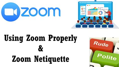 Zoom Netiquette And Basics Of Using Zoom For Online Class Youtube