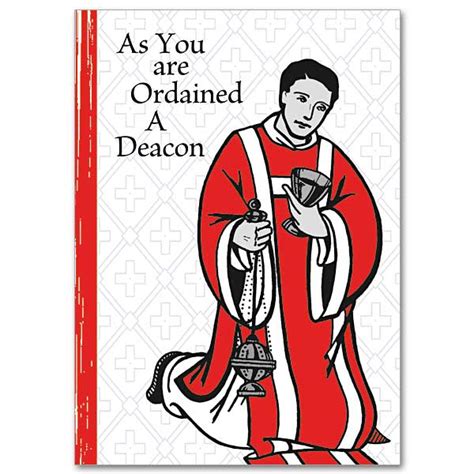 Blessings And Prayers As You Are Ordained Deacon Deacon Ordination Card