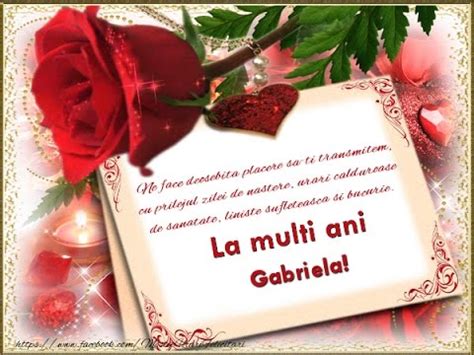 Felicitare muzicală buna dimineața la cafea🎵. La multi ani,GABRIELA! - YouTube