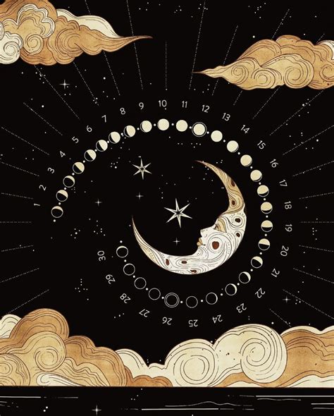 Celestial Beauty In 2020 Celestial Art Art Moon Illustration