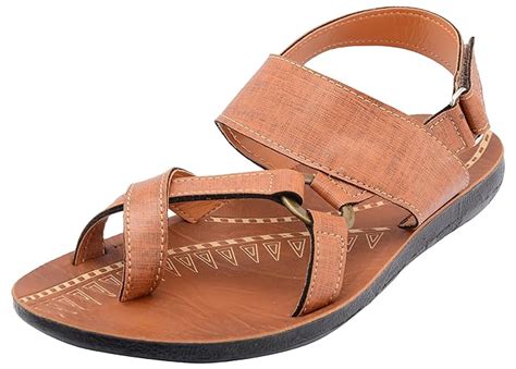 Paragon Mens Tan Leather Outdoor Sandals 10 Uk Buy Online At Low