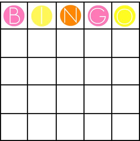 25 Amusing Blank Bingo Cards For All Kitty Baby Love