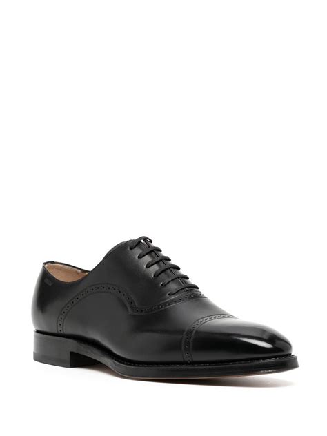 Bally Embossed Logo Oxford Shoes Farfetch