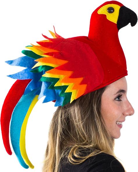 Tigerdoe Parrot Hat Parrot Hats Jimmy Buffet Novelty Hat Parrot