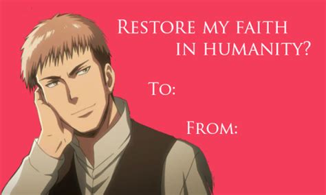 Attack On Titan Valentines Cards Tumblr