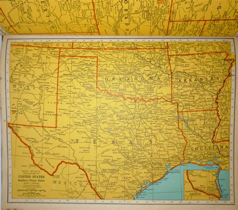 Rand Mcnally Illustrated Atlas Maps Pictures Descriptions Covering