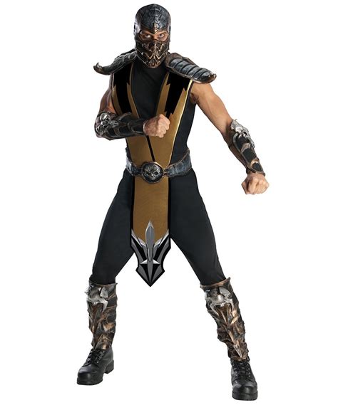 Mortal Kombat Scorpion Deluxe Adult Costume