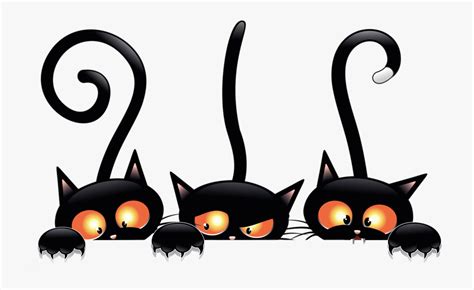 Cartoon Black Cat Clipart