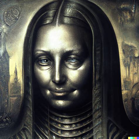Mona Lisa By H R Giger Dall·e 2 Openart
