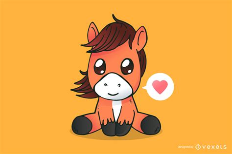 Follow the simple instructions and in no time you've created a great looking horse drawing. Cute Horse Cartoon - Vector Download