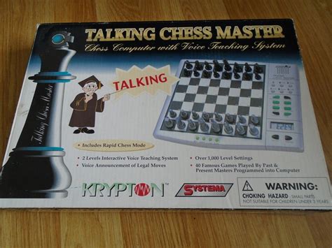 Instruction Manual For Systema Talking Chess Master Chess